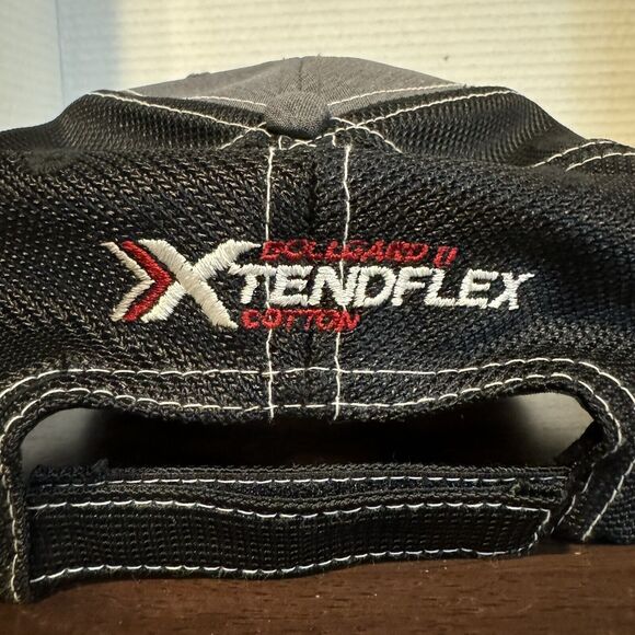 DELTAPINE Cotton Seed Farmer Trucker Hat Cap Gray Black Adjustable Xtendflex - Picture 10 of 13